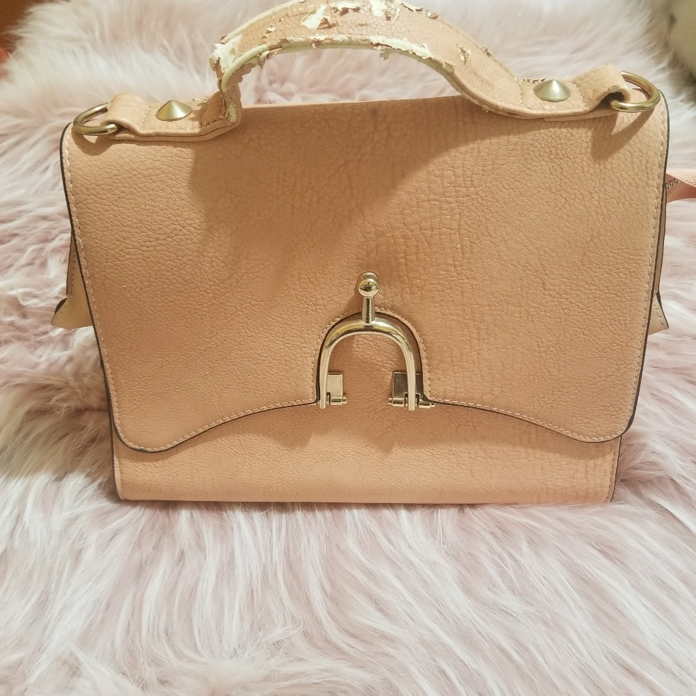 Pink handbag